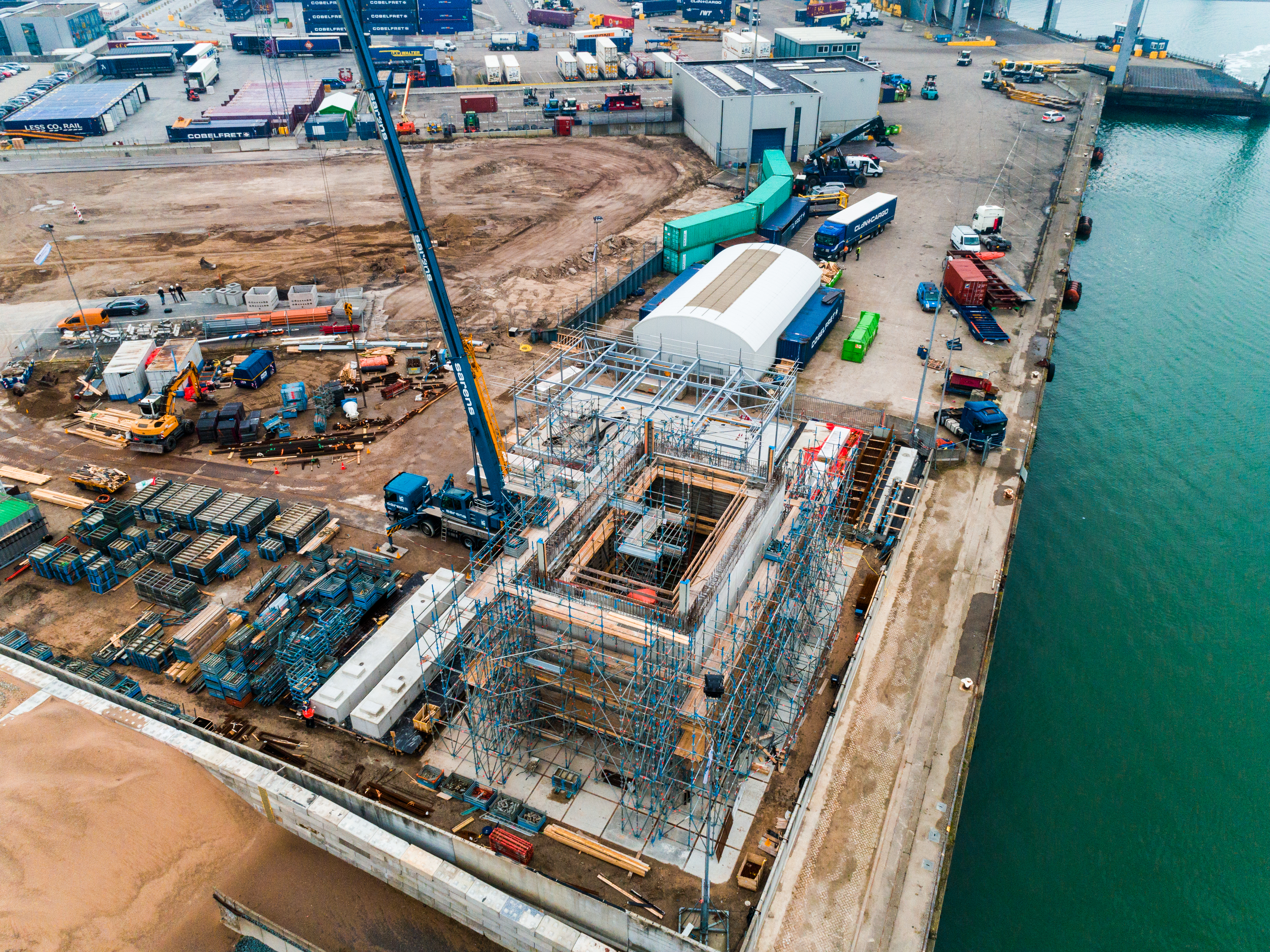 Vopak Firewater pumphouse Ballast Nedam Industriebouw