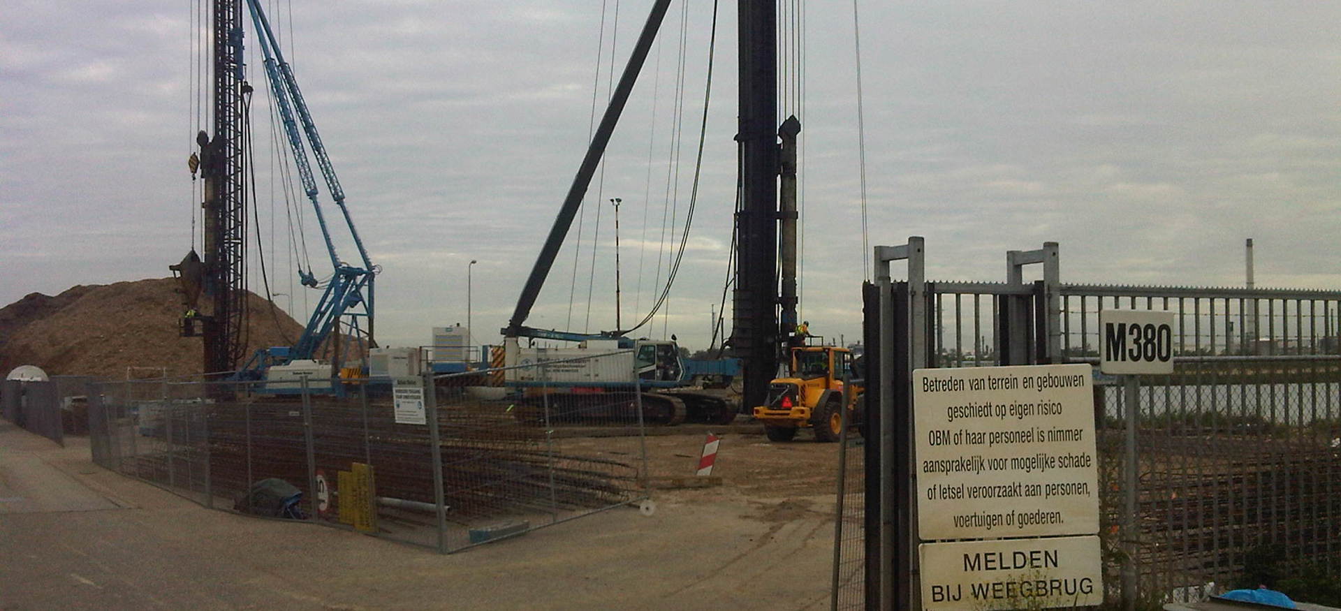 De bouw van Betonnen Silo’S Moerdijk gemaakt door BNI